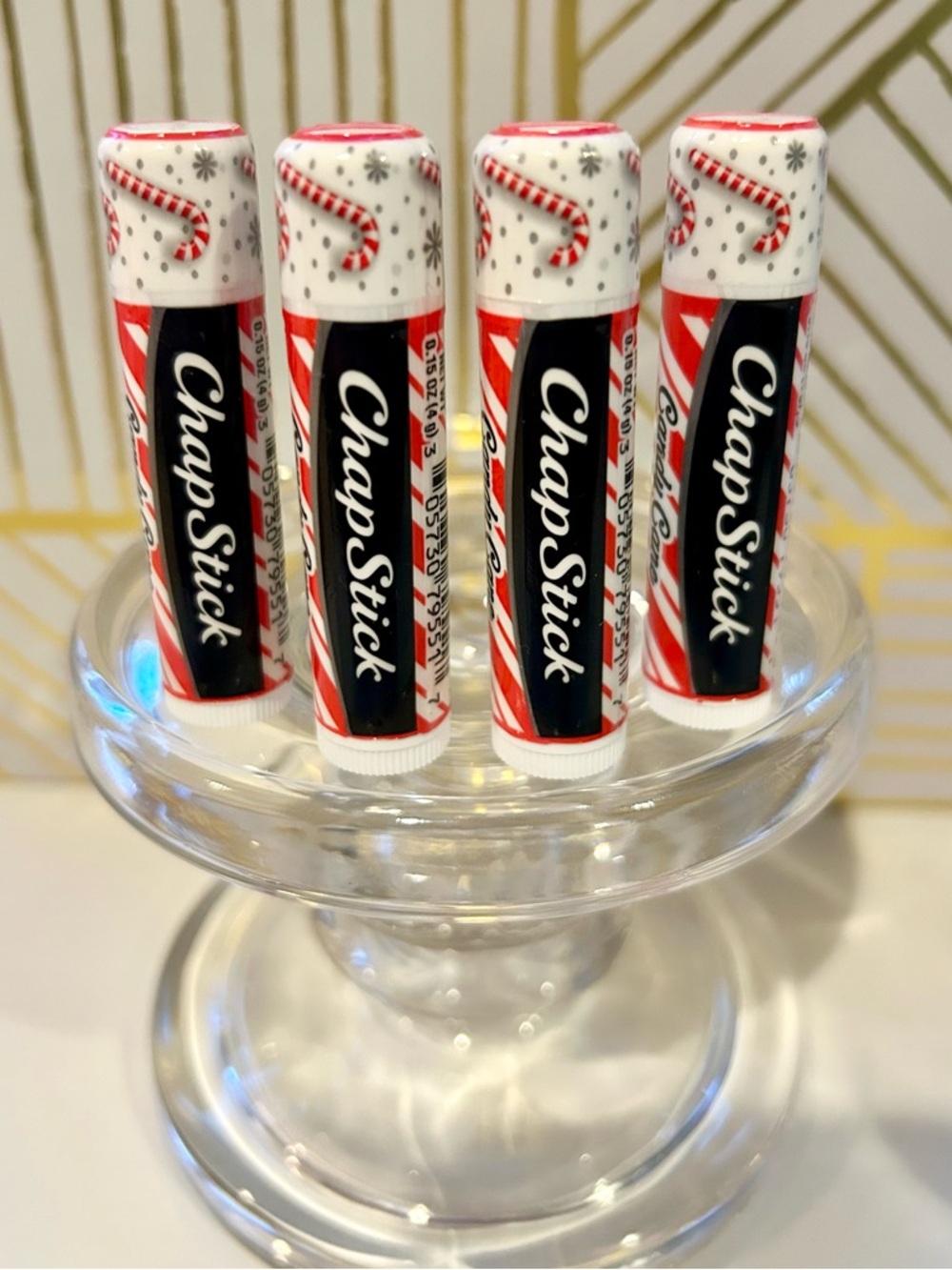 💖✨ ChapStick Candy Cane Limited Edition Set of 4 Factory Sealed 💖✨ 3 for $15